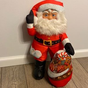 Vintage Plush Santa